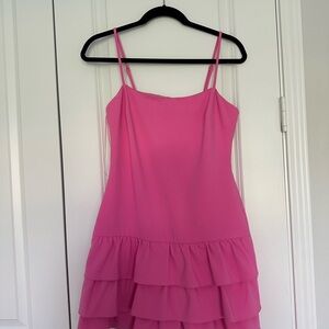 Likely Pink Tiered Dress